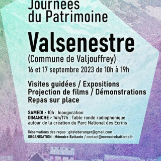 Table ronde pour les 50 ans du Parc National des Ecrins